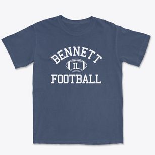 Bennett Illinois Football Premium Heavyweight T-shirt