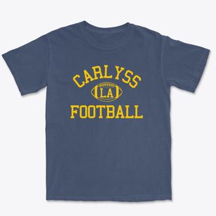 Carlyss Louisiana Football Premium Heavyweight T-shirt