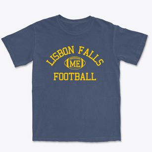 Lisbon Falls Maine Football Premium Heavyweight T-shirt