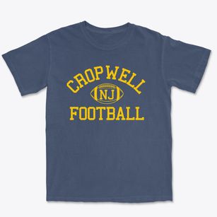 Cropwell New Jersey Football Premium Heavyweight T-shirt