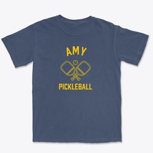 Amy Missouri Pickleball Premium Heavyweight T-shirt