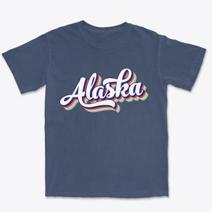  Alaska Retro Candy Vibes Premium Heavyweight T-shirt
