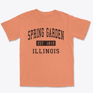 Spring Garden Illinois Classic Established Premium Heavyweight T-shirt