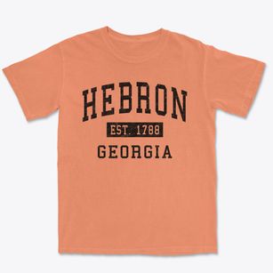 Hebron Georgia Classic Established Premium Heavyweight T-shirt