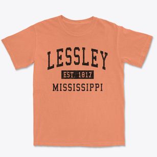 Lessley Mississippi Classic Established Premium Heavyweight T-shirt