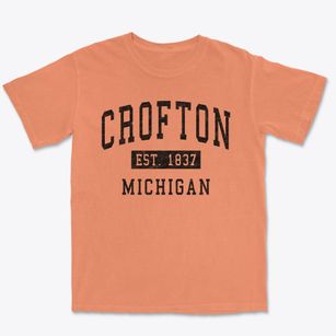 Crofton Michigan Classic Established Premium Heavyweight T-shirt