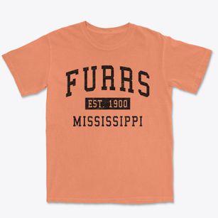 Furrs Mississippi Classic Established Premium Heavyweight T-shirt