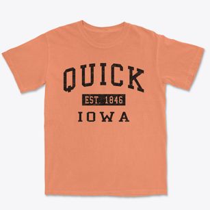 Quick Iowa Classic Established Premium Heavyweight T-shirt