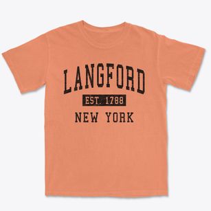 Langford New York Classic Established Premium Heavyweight T-shirt