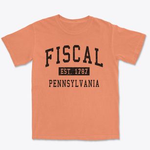 Fiscal Pennsylvania Classic Established Premium Heavyweight T-shirt