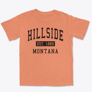 Hillside Montana Classic Established Premium Heavyweight T-shirt