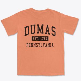 Dumas Pennsylvania Classic Established Premium Heavyweight T-shirt