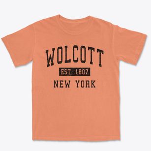 Wolcott New York Classic Established Premium Heavyweight T-shirt