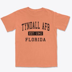 Tyndall Afb Florida Classic Established Premium Heavyweight T-shirt