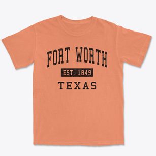 Fort Worth Texas Classic Established Premium Heavyweight T-shirt