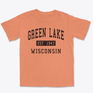 Green Lake Wisconsin Classic Established Premium Heavyweight T-shirt