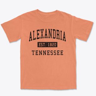 Alexandria Tennessee Classic Established Premium Heavyweight T-shirt