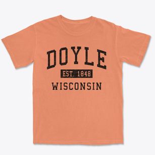 Doyle Wisconsin Classic Established Premium Heavyweight T-shirt