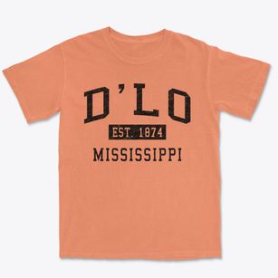 D'lo Mississippi Classic Established Premium Heavyweight T-shirt
