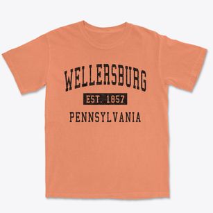 Wellersburg Pennsylvania Classic Established Premium Heavyweight T-shirt