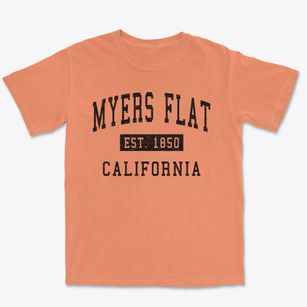 Myers Flat California Classic Established Premium Heavyweight T-shirt