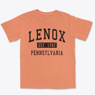 Lenox Pennsylvania Classic Established Premium Heavyweight T-shirt