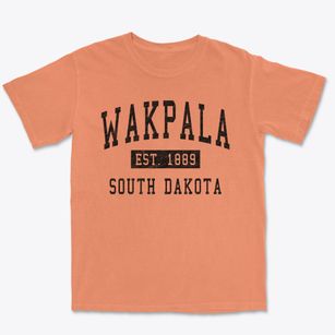 Wakpala South Dakota Classic Established Premium Heavyweight T-shirt