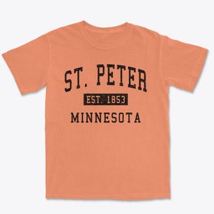 St. Peter Minnesota Classic Established Premium Heavyweight T-shirt
