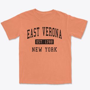 East Verona New York Classic Established Premium Heavyweight T-shirt