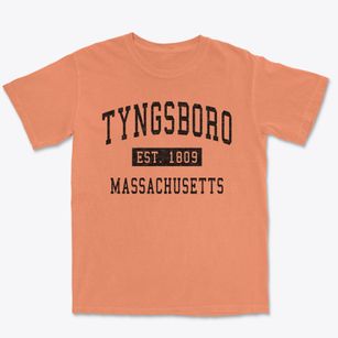 Tyngsboro Massachusetts Classic Established Premium Heavyweight T-shirt
