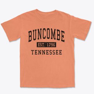 Buncombe Tennessee Classic Established Premium Heavyweight T-shirt