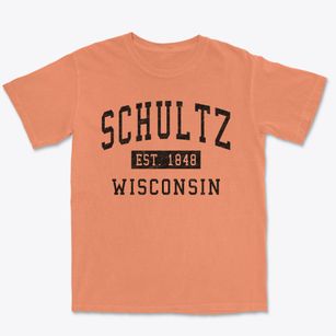Schultz Wisconsin Classic Established Premium Heavyweight T-shirt