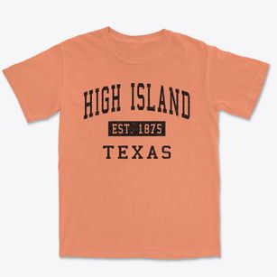 High Island Texas Classic Established Premium Heavyweight T-shirt