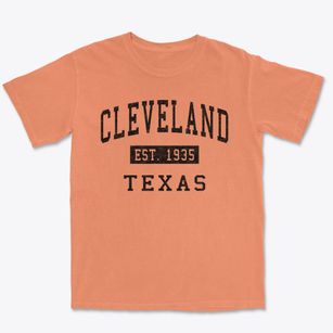 Cleveland Texas Classic Established Premium Heavyweight T-shirt