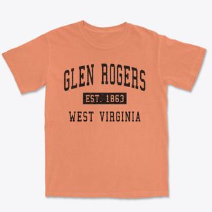Glen Rogers West Virginia Classic Established Premium Heavyweight T-shirt