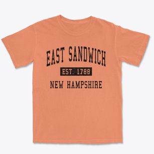 East Sandwich New Hampshire Classic Established Premium Heavyweight T-shirt