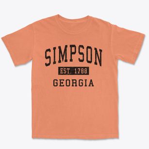 Simpson Georgia Classic Established Premium Heavyweight T-shirt