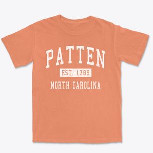 Patten North Carolina Classic Established Premium Heavyweight T-shirt