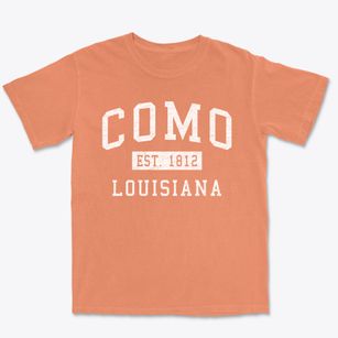 Como Louisiana Classic Established Premium Heavyweight T-shirt
