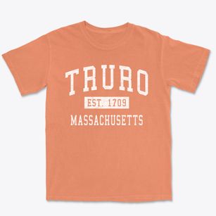 Truro Massachusetts Classic Established Premium Heavyweight T-shirt