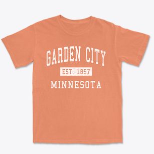 Garden City Minnesota Classic Established Premium Heavyweight T-shirt