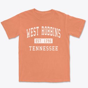 West Robbins Tennessee Classic Established Premium Heavyweight T-shirt