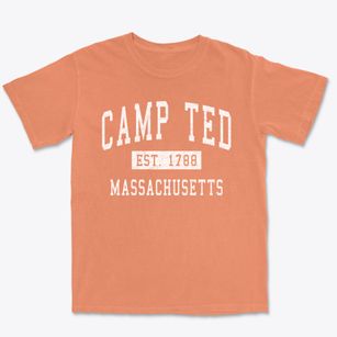 Camp Ted Massachusetts Classic Established Premium Heavyweight T-shirt