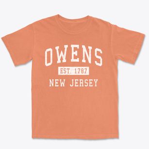 Owens New Jersey Classic Established Premium Heavyweight T-shirt