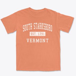 South Starksboro Vermont Classic Established Premium Heavyweight T-shirt