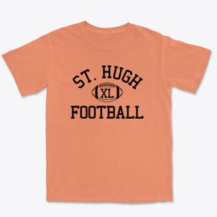 Saint Hugh Catholic School Classic Football Premium Heavyweight T-shirt