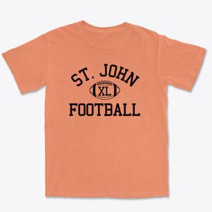Saint John Lutheran School Classic Football Premium Heavyweight T-shirt