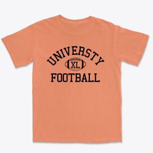 Universty Christian School Classic Football Premium Heavyweight T-shirt