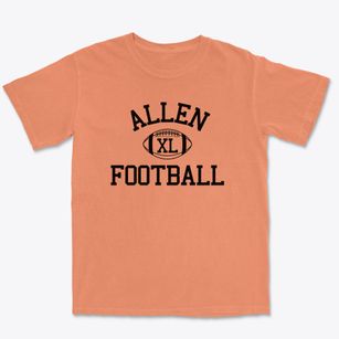 Allen Edison Village School Classic Football Premium Heavyweight T-shirt