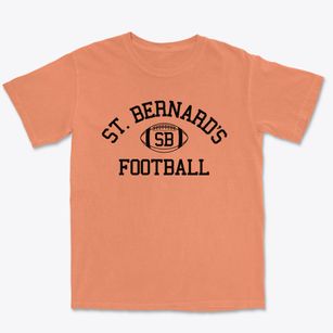Saint Bernard's School Classic Football Premium Heavyweight T-shirt